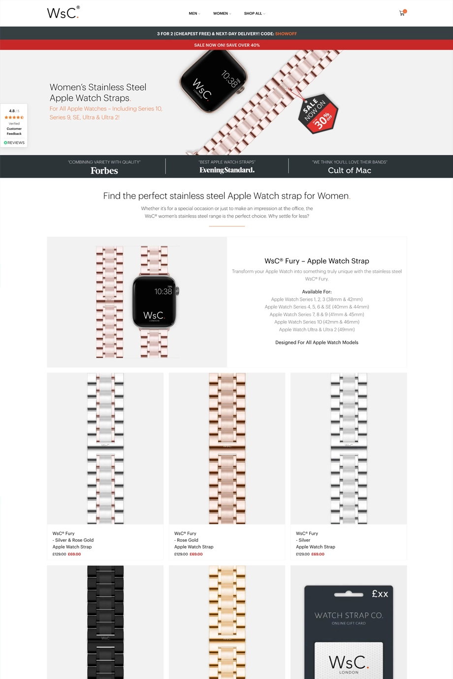 WsC Pay Monthly Web Design Screenshot