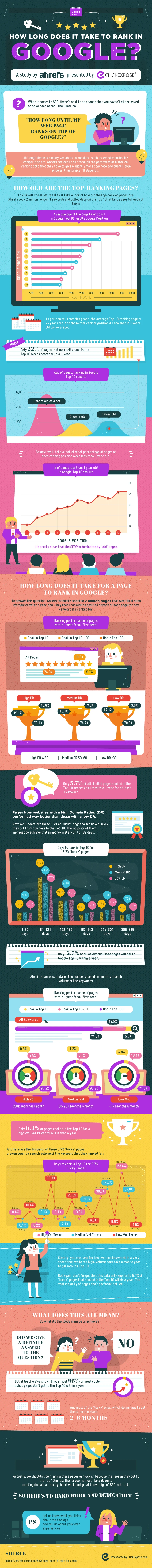 How Long Does it Take to Rank in Google Full Infographic